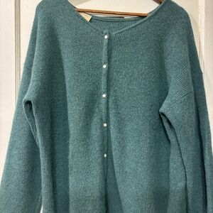 Sezane Gaspard Cardigan Sage - Size XXXL